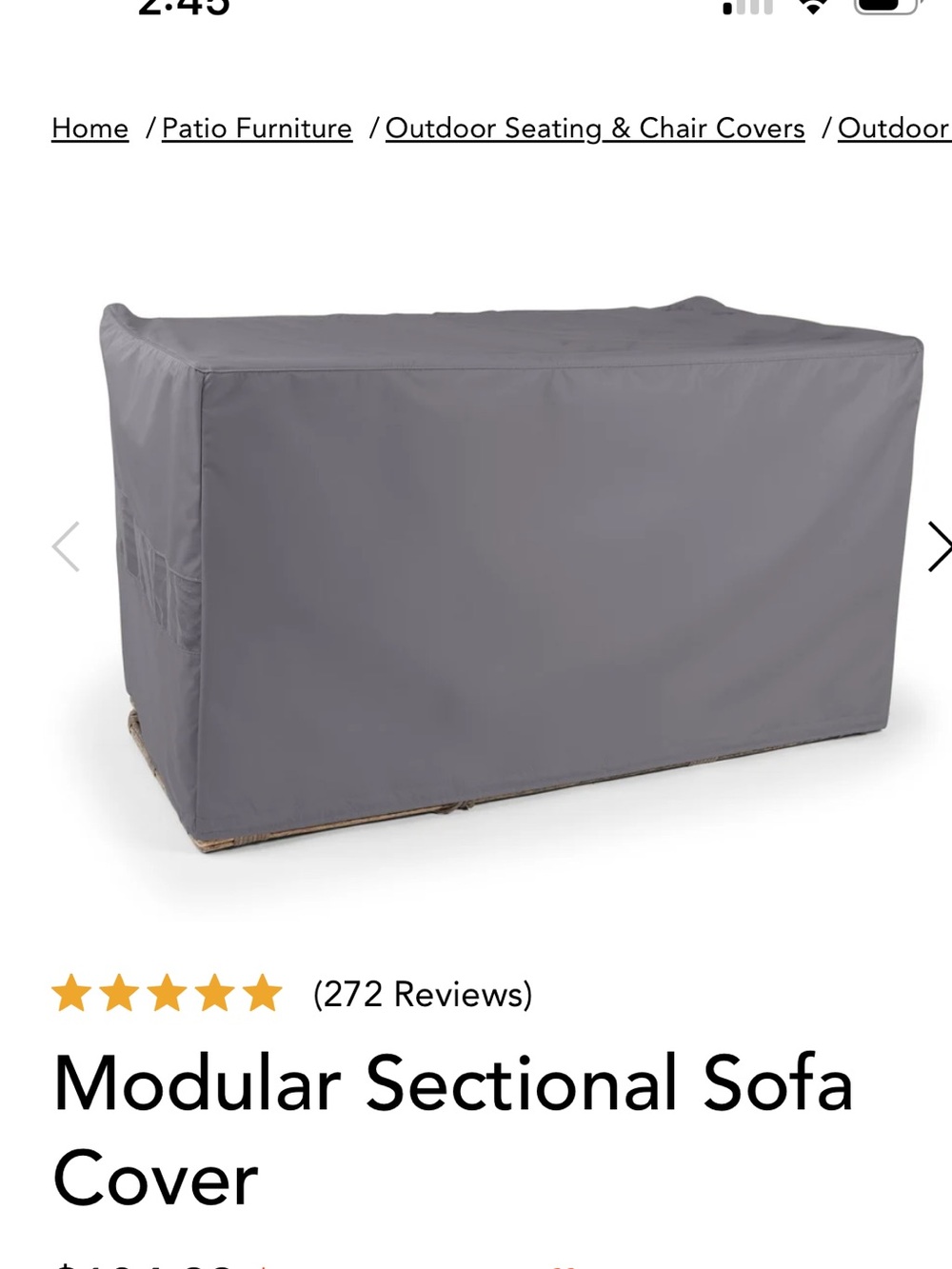 Love seat cover outdoor